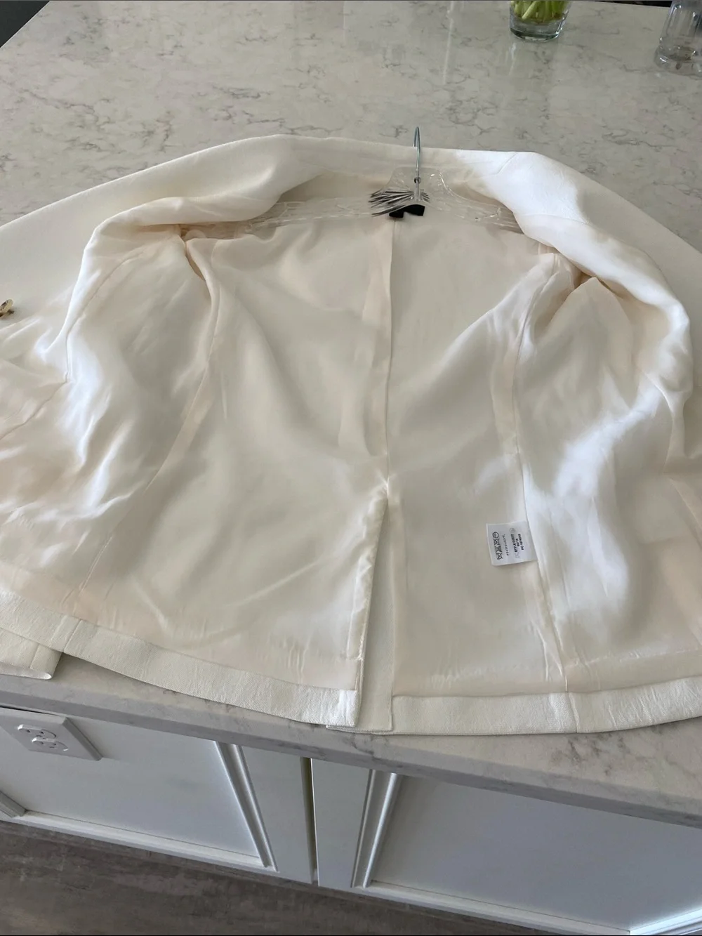 J.Crew Double Breasted Classic White Blazer size 2